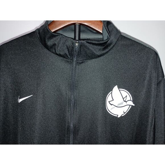 NIKE: Black Full Zip-Up Light Jacket, Men Size XXL - Picture 3 of 5